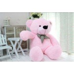 5 Feet Pink Big Smile Bow Teddy Bear